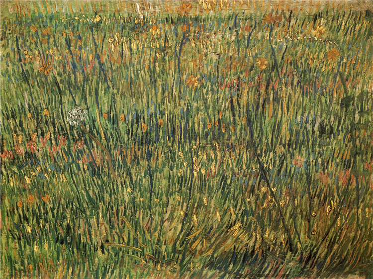 Pasture In Bloom Van Gogh Oil Painting